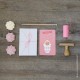 6 invitations de Baptême fille avec enveloppes - 13,5 x 8,5 cm - Cartes d'invitation et couvertures de livret Baptême - God s...