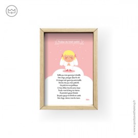 Carte prière du soir à mon ange gardien fille - Images et cartes religieuses papeterie religieuse Godsavetheking