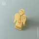 Pin's Ange gardien doré - Pin's et écusson religieux Godsavetheking
