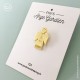 Pin's Ange gardien doré - Pin's et écusson religieux Godsavetheking