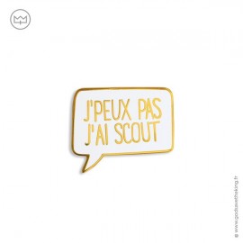 Pin's j'peux pas j'ai scout - Scoutisme God save the king