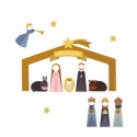 Crèche de Noël magnétique avec 13 éléments
