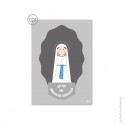 Carte Notre-Dame de Lourdes "Je suis l'Immaculée conception"