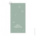 Signet religieux Deo Gratias - Vert amande
