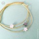 Bracelet doré avec étoile du berger en nacre - Taille réglable - Bracelets religieux enfant Godsavetheking