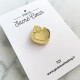 Pin's Sacré-Cœur de Jésus doré - Pin's et écusson religieux Godsavetheking