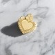 Pin's Sacré-Cœur de Jésus doré - Pin's et écusson religieux Godsavetheking