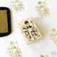 Tampon Saint Nicolas et les enfants sages - 5 x 7 cm - Tampons et encreurs papeterie religieuse Godsavetheking