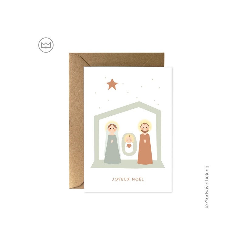 Cartde Voeux Double Joyeux Noel Avec Enveloppe Kraft Papeterie Cartde Voeux Double Joyeux Noel Avec Enveloppe Kraft Papeterie