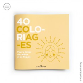 Cahier 40 coloriages pour le temps du Carême et cheminer vers Pâques - 48 pages - God save the king Livres, coloriages et Ac...