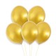 5 ballons couleur or métallique gonflable 30 cm - Décoration de Communion Godsavetheking