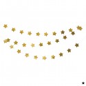 Guirlande avec étoiles dorées - 3,60 mètres