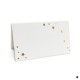 10 marque-places blancs avec étoiles dorées à personnaliser - Décoration de Communion Godsavetheking