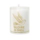 Bougie veilleuse Esprit Saint - Gloire à Dieu - durée 20 heures - Bougies neuvaine ou veilleuse objets religieux God save the...