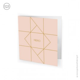 Carte MERCI 10 x 10 cm - Images et cartes religieuses papeterie religieuse Godsavetheking