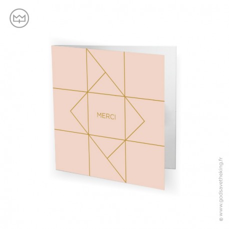 Carte MERCI 10 x 10 cm - Images et cartes religieuses papeterie religieuse Godsavetheking