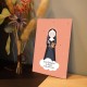 Carte Sainte Hildegarde de Bingen - Images saints patrons papeterie religieuse Godsavetheking