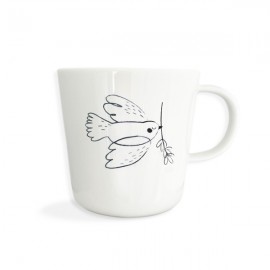 Mug porcelaine Colombe de la Paix - Porcelaine objets religieux God save the king