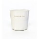 Timbale Enfant de Dieu en porcelaine demi-emaillée blanc naturel - Porcelaine objets religieux God save the king