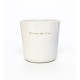 Timbale Enfant de Dieu en porcelaine demi-emaillée blanc naturel - Mugs et timbales en porcelaine objets religieux God save t...