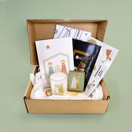 Box de Noël Sainte Famille - Coffrets cadeaux objets religieux God save the king