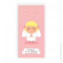Signet de Communion avec la Communiante fille