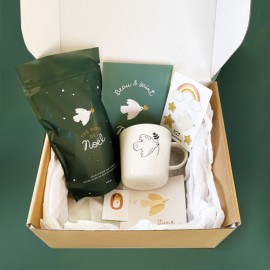 Coffret Thé de Noël de l'Abbaye de Blauvac avec 1 mug Esprit-Saint