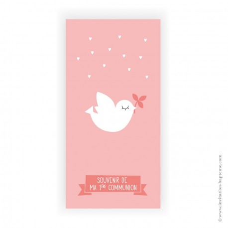 Signet de Communion Esprit-Saint fille - Images et signets de Communion Godsavetheking