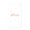 Signet religieux Alléluia et ses étoiles roses – 6 x 12cm