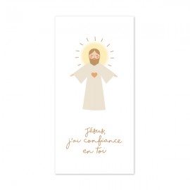 Signet religieux Jésus, j'ai confiance en toi - 6 x 12 cm - Signets religieux - Godsavetheking
