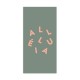 Signet religieux Alléluia en corail sur fond vert - Signets religieux papeterie religieuse Godsavetheking