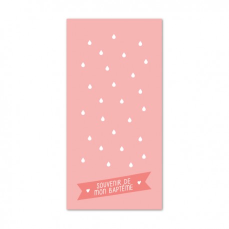 Signet Eau du baptême rose - Images et signets de Baptême Godsavetheking