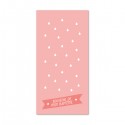 Signet Eau du baptême rose - 6 x 12 cm