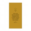 Signet de Confirmation citation de la Bible - Croix ocre