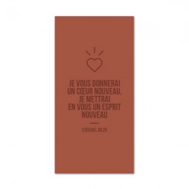 Signet de Confirmation citation de la Bible - Coeur - Images et signets de Confirmation Godsavetheking