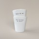 Coffret 2 tasses Expresso en porcelaine "Ubi caritas et amor, Deus ibi est" - Porcelaine objets religieux God save the king