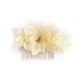 Peigne à cheveux fleurs séchées COLETTE - Couronne de tête et peigne à cheveux Godsavetheking