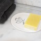 Coffret cadeau serviette invité : porte-savon Esprit-Saint + produits de l'Abbaye de Trapp - Coffrets cadeaux objets religieu...