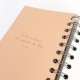 Carnet de notes spirales rose Esprit Saint 100 pages – 10,5 x 14,8 cm - Carnets et bloc notes papeterie religieuse God save t...