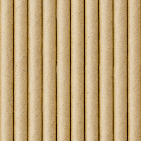 Pailles en papier kraft - lot de 10 - Décoration de Communion Godsavetheking