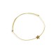 Bracelet doré avec étoile du berger dorée - Taille réglable - Bracelets religieux femme Godsavetheking