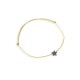 Bracelet doré avec étoile du berger grise - Taille réglable - Bracelets religieux enfant Godsavetheking