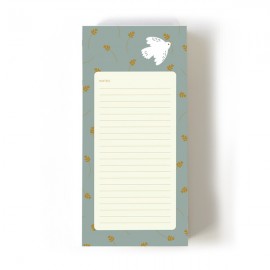 Bloc-notes gris Esprit Saint et son rameau d’olivier doré 100 pages – 10 x 21 cm - Carnets et bloc notes - Godsavetheking