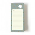 Bloc-notes gris Esprit Saint et son rameau d’olivier doré 100 pages – 10 x 21 cm