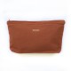 Pochette en Lin Brique avec Ichthus doré brodé – 27 x 19 x 4 cm - Sacs et pochettes God save the king