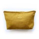 Pochette en Lin Ocre avec Ichthus doré brodé – 27 x 19 x 4 cm - Sacs et pochettes God save the king