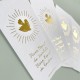 Signet religieux Esprit-Saint en Or à chaud - Images et signets de Confirmation Godsavetheking
