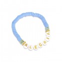 Bracelet femme lavande lettres ALEGRIA