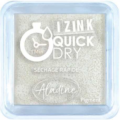 Encreur séchage rapide Izink couleur Blanc - Tampons et encreurs papeterie religieuse Godsavetheking