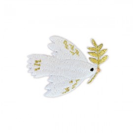 Ecusson thermocollant brodé Esprit-Saint - Pin's et écusson religieux Godsavetheking
